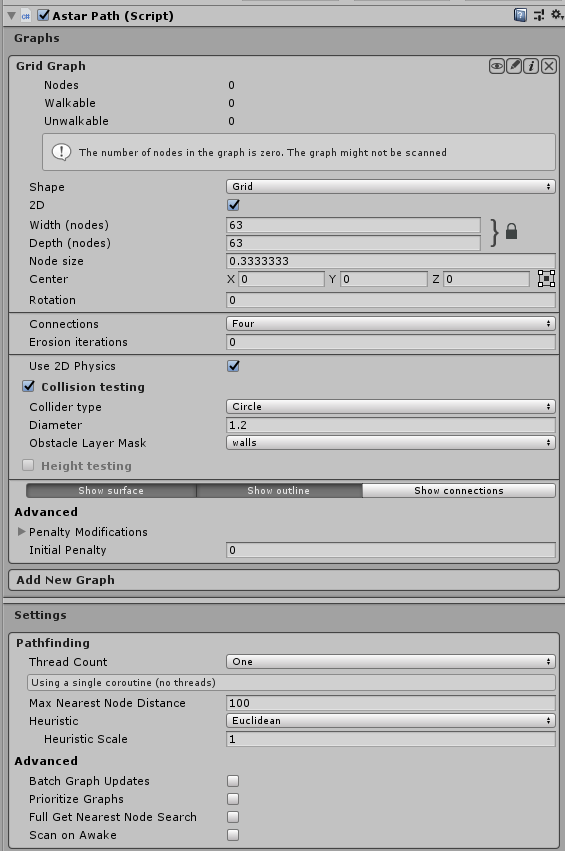 Astar Path Component